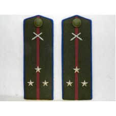 Погоны полевые, СТАРШИЙ ЛЕЙТЕНАНТ, КАВАЛЕРИЯ, обр. 1943 г..